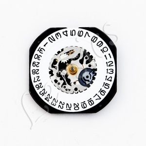 Seiko 7N35 Quartz Watch Movement, Date at 3